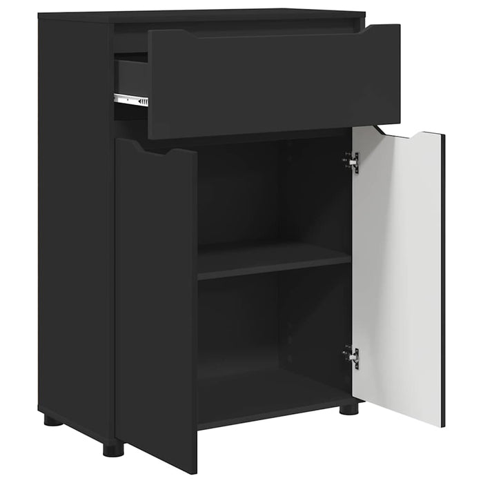 Mobile da Bagno Nero 72,5 x 36,5 x 100 cm Legno multistrato 888768