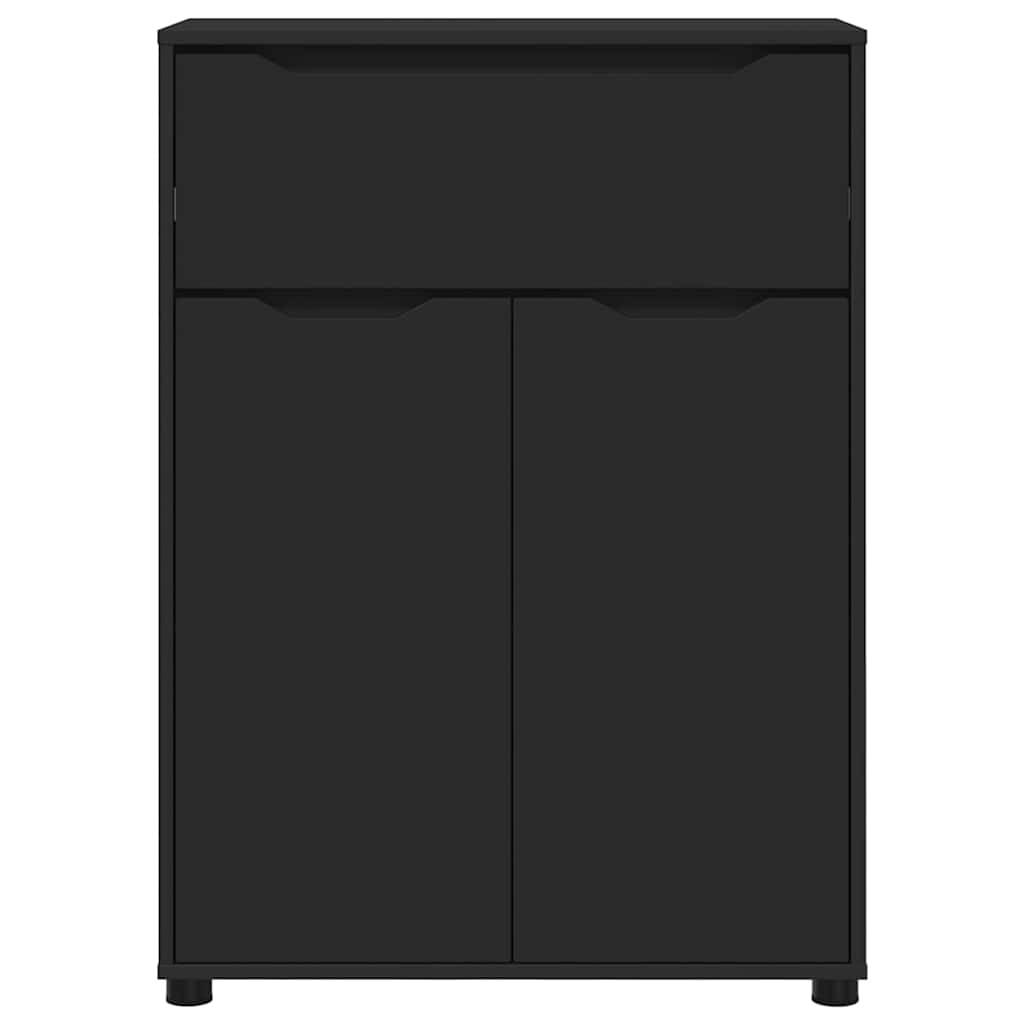 Mobile da Bagno Nero 72,5 x 36,5 x 100 cm Legno multistrato 888768