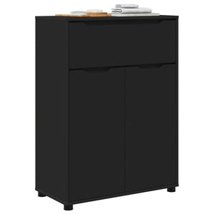 Mobile da Bagno Nero 72,5 x 36,5 x 100 cm Legno multistrato 888768