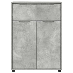 Mobile da Bagno con porta Grigio cemento 72,5 x 36,5 x 100 cm 888770