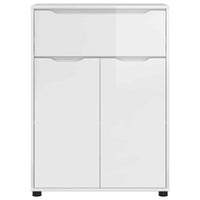 Mobile da Bagno con cassetto Bianco Lucido 72,5 x 36,5 x 100 cm 888771