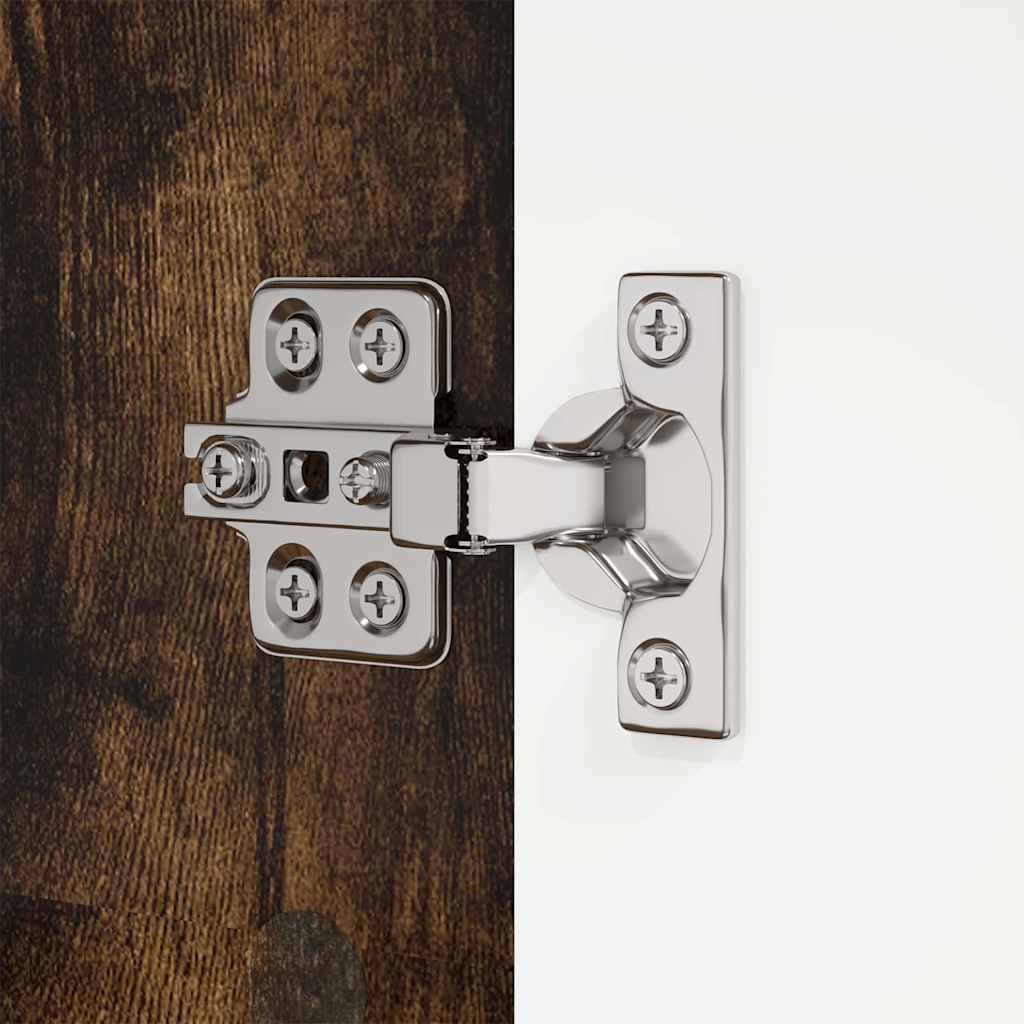 Mobile da Bagno con cassetto Rovere fumé 72,5 x 36,5 x 100 cm 888772