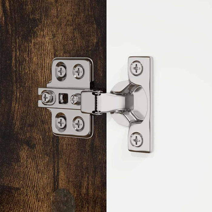 Mobile da Bagno con cassetto Rovere fumé 72,5 x 36,5 x 100 cm 888772