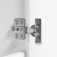 Mobiletto per specchio da bagno-Armadietto a Specchio da Bagno Bianco 60 x 20 x 60 cm