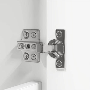 Mobiletto per specchio da bagno-Armadietto a Specchio da Bagno Bianco 60 x 20 x 60 cm