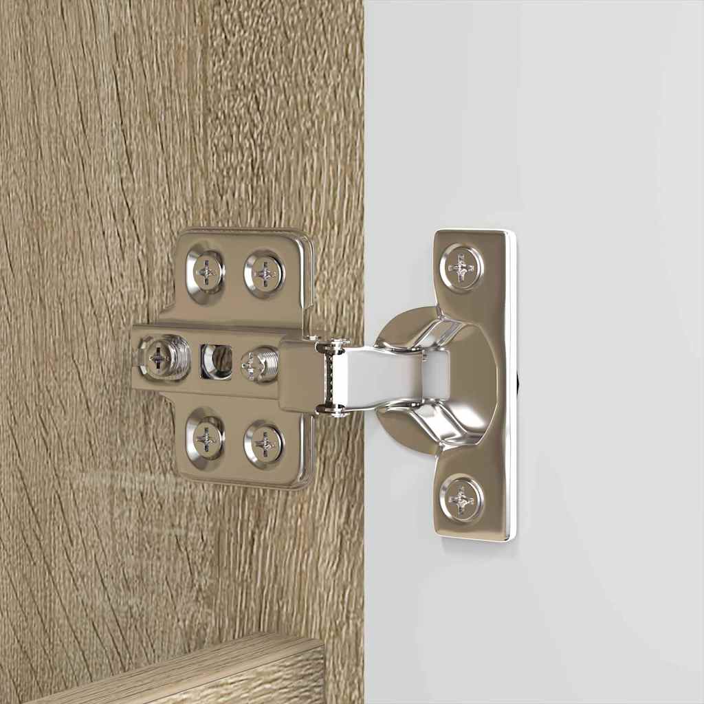 Mobiletto per specchio da bagno-Armadietto a Specchio da Bagno Rovere Sonoma 60 x 20 x 60 cm