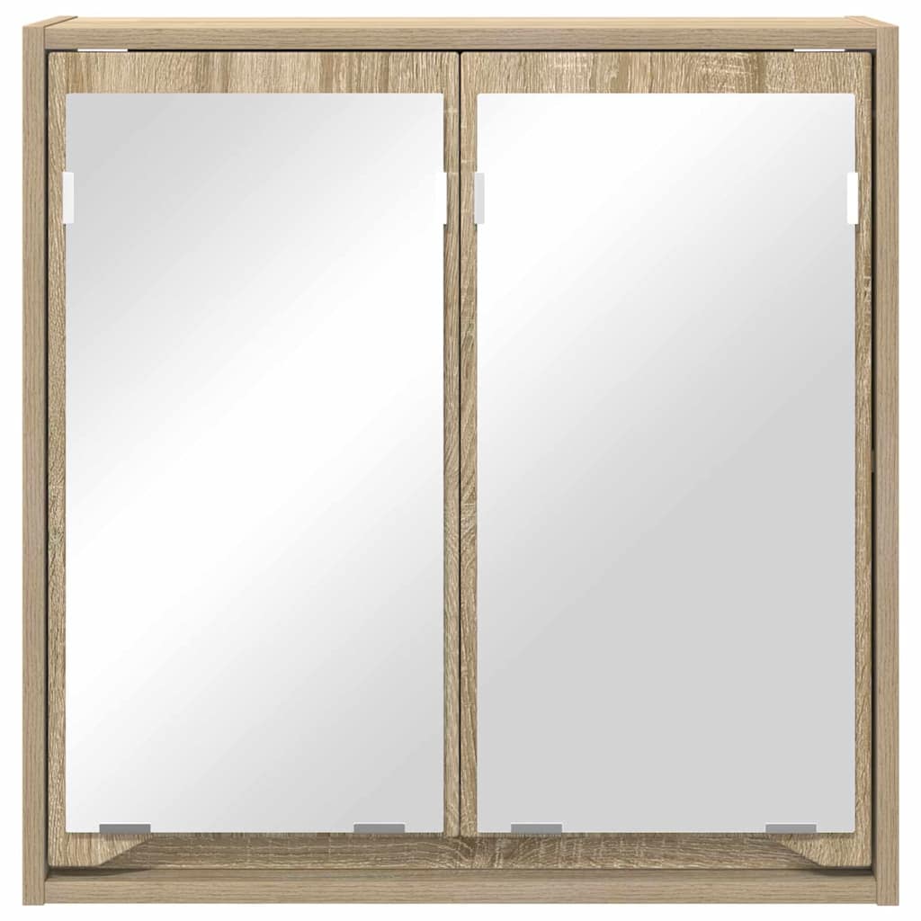 Mobiletto per specchio da bagno Rovere Sonoma 60 x 20 x 60 cm 888779