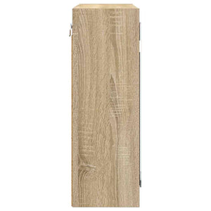 Mobiletto per specchio da bagno-Armadietto a Specchio da Bagno Rovere Sonoma 60 x 20 x 60 cm