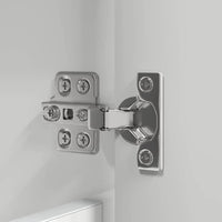 Mobiletto per specchio da bagno Bianco Lucido 60 x 20 x 60 cm 888781