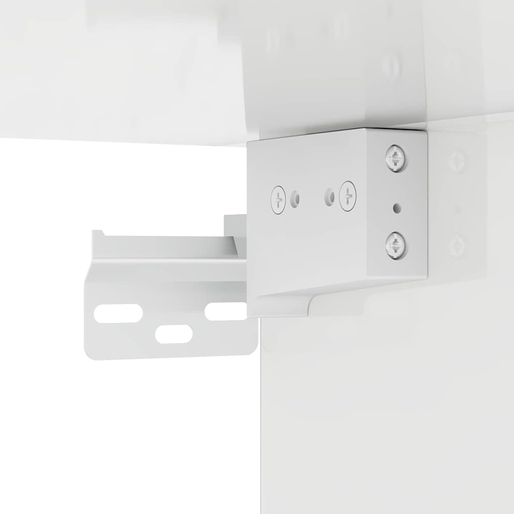 Mobiletto per specchio da bagno Bianco Lucido 60 x 20 x 60 cm 888781