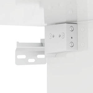 Mobiletto per specchio da bagno Bianco Lucido 60 x 20 x 60 cm 888781