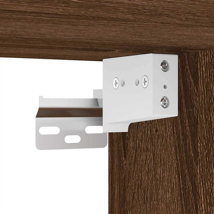 Mobiletto per specchio da bagno Rovere Marrone 60 x 20 x 60 cm 888784