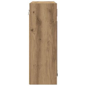 Mobiletto per specchio da bagno con porta Rovere artigianale 888786