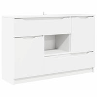 Credenza con Cassetto-Buffet-Armadio da cucina Bianco 100 x 30 x 65,6 Legno multistrato