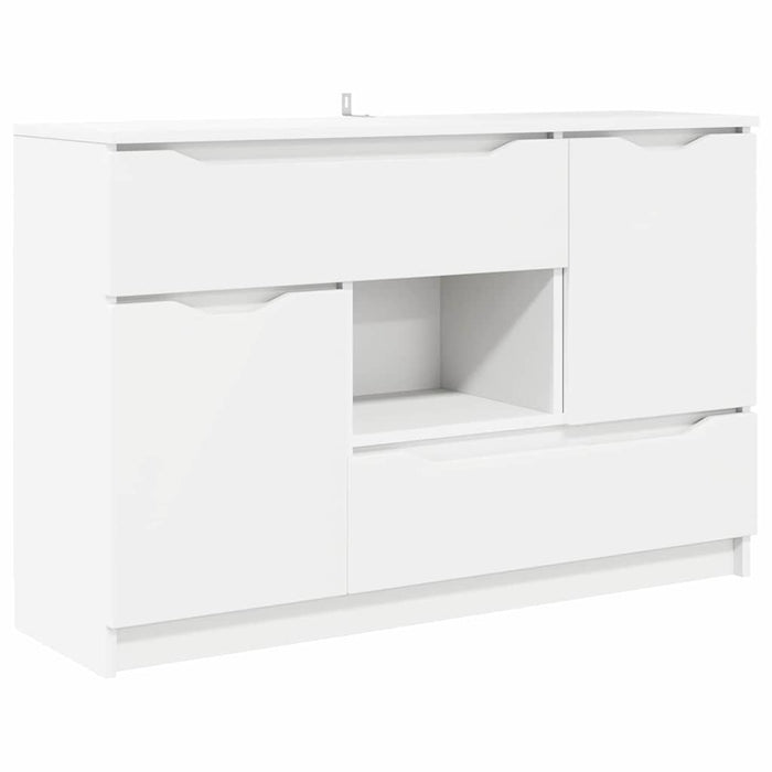 Credenza con Cassetto-Buffet-Armadio da cucina Bianco 100 x 30 x 65,6 Legno multistrato