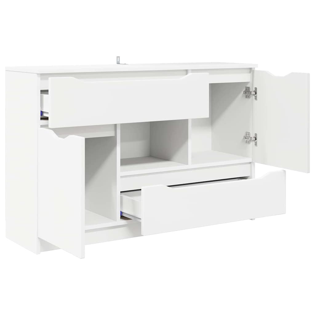 Credenza con Cassetto-Buffet-Armadio da cucina Bianco 100 x 30 x 65,6 Legno multistrato