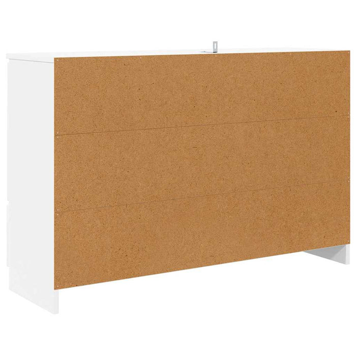 Credenza con cassetto Bianco 100 x 30 x 65,6 Legno multistrato 888787