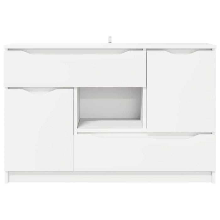 Credenza con cassetto Bianco 100 x 30 x 65,6 Legno multistrato 888787