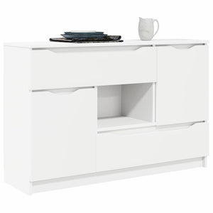 Credenza con cassetto Bianco 100 x 30 x 65,6 Legno multistrato 888787