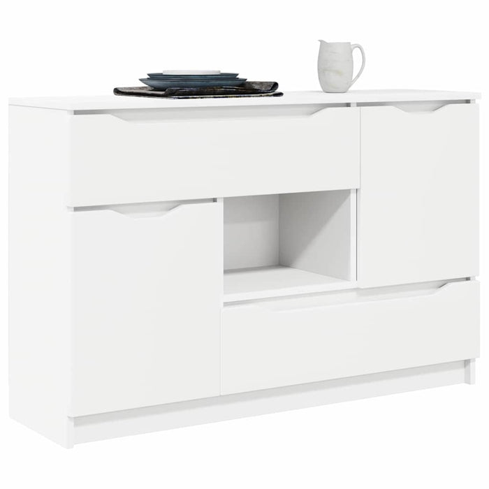 Credenza con cassetto Bianco 100 x 30 x 65,6 Legno multistrato 888787