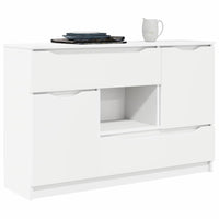 Credenza con Cassetto-Buffet-Armadio da cucina Bianco 100 x 30 x 65,6 Legno multistrato