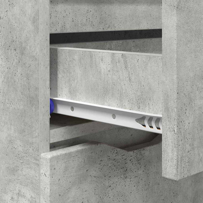 Credenza Grigio cemento 100 x 30 x 65,6 Legno multistrato 888790