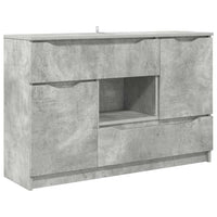 Credenza Grigio cemento 100 x 30 x 65,6 Legno multistrato 888790