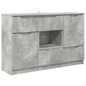 Credenza Grigio cemento 100 x 30 x 65,6 Legno multistrato 888790