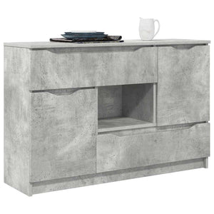 Credenza Grigio cemento 100 x 30 x 65,6 Legno multistrato 888790