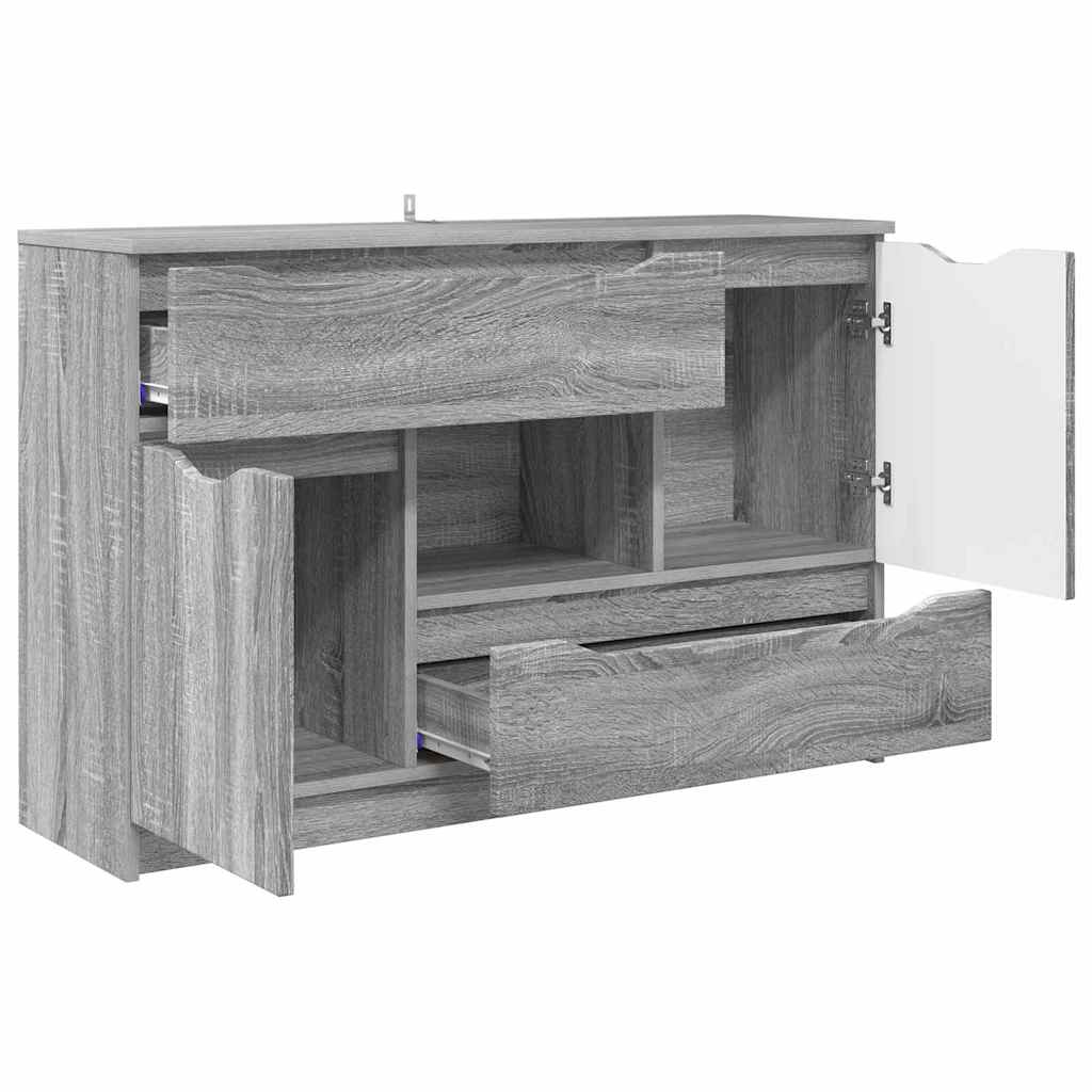 Credenza Grigio Sonoma 100 x 30 x 65,6 Legno multistrato 888793