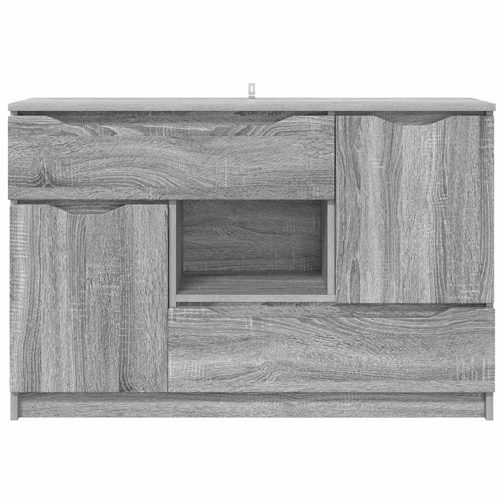 Credenza Grigio Sonoma 100 x 30 x 65,6 Legno multistrato 888793