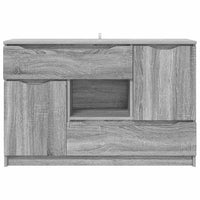 Credenza Grigio Sonoma 100 x 30 x 65,6 Legno multistrato 888793