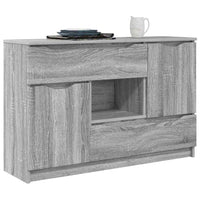 Credenza Grigio Sonoma 100 x 30 x 65,6 Legno multistrato 888793