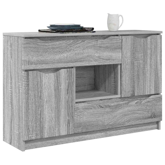 Credenza Grigio Sonoma 100 x 30 x 65,6 Legno multistrato 888793
