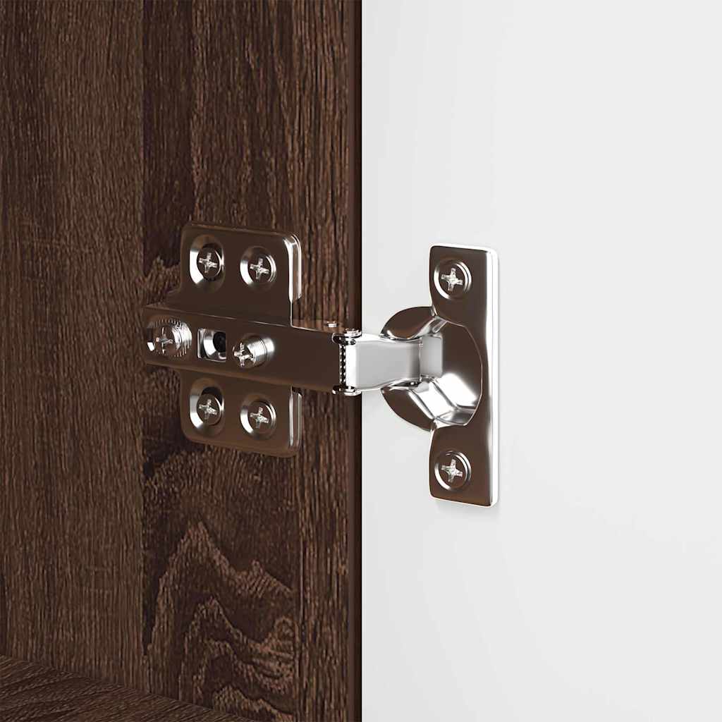 Credenza Rovere Marrone 100 x 30 x 65,6 Legno multistrato 888794