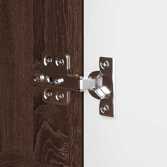 Credenza Rovere Marrone 100 x 30 x 65,6 Legno multistrato 888794