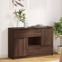 Credenza Rovere Marrone 100 x 30 x 65,6 Legno multistrato 888794