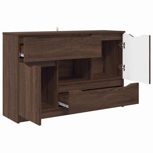 Credenza Rovere Marrone 100 x 30 x 65,6 Legno multistrato 888794