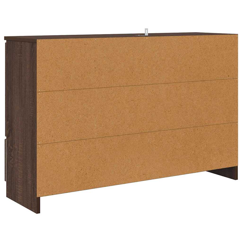 Credenza Rovere Marrone 100 x 30 x 65,6 Legno multistrato 888794