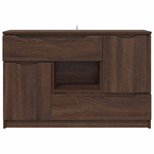 Credenza Rovere Marrone 100 x 30 x 65,6 Legno multistrato 888794