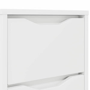 Comodino Bianco 30,5 x 30 x 43 cm Legno multistrato 888797