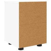 Comodino-Tavolino da notte Bianco 30,5 x 30 x 43 cm Legno multistrato