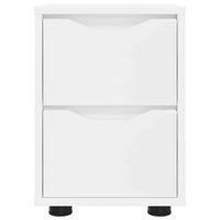 Comodino Bianco 30,5 x 30 x 43 cm Legno multistrato 888797