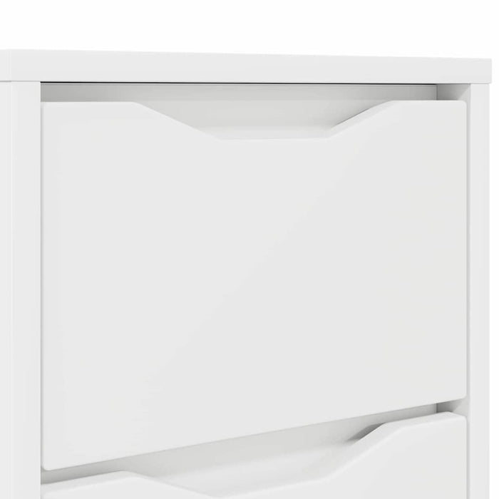 Comodini 2 pcs Bianco 30,5 x 30 x 43 cm Legno multistrato 888798