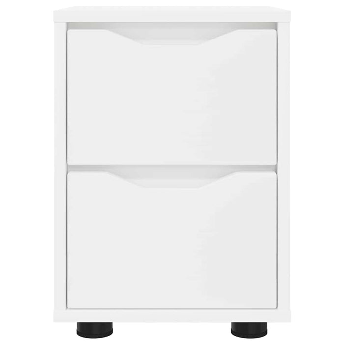 Comodini 2 pcs Bianco 30,5 x 30 x 43 cm Legno multistrato 888798