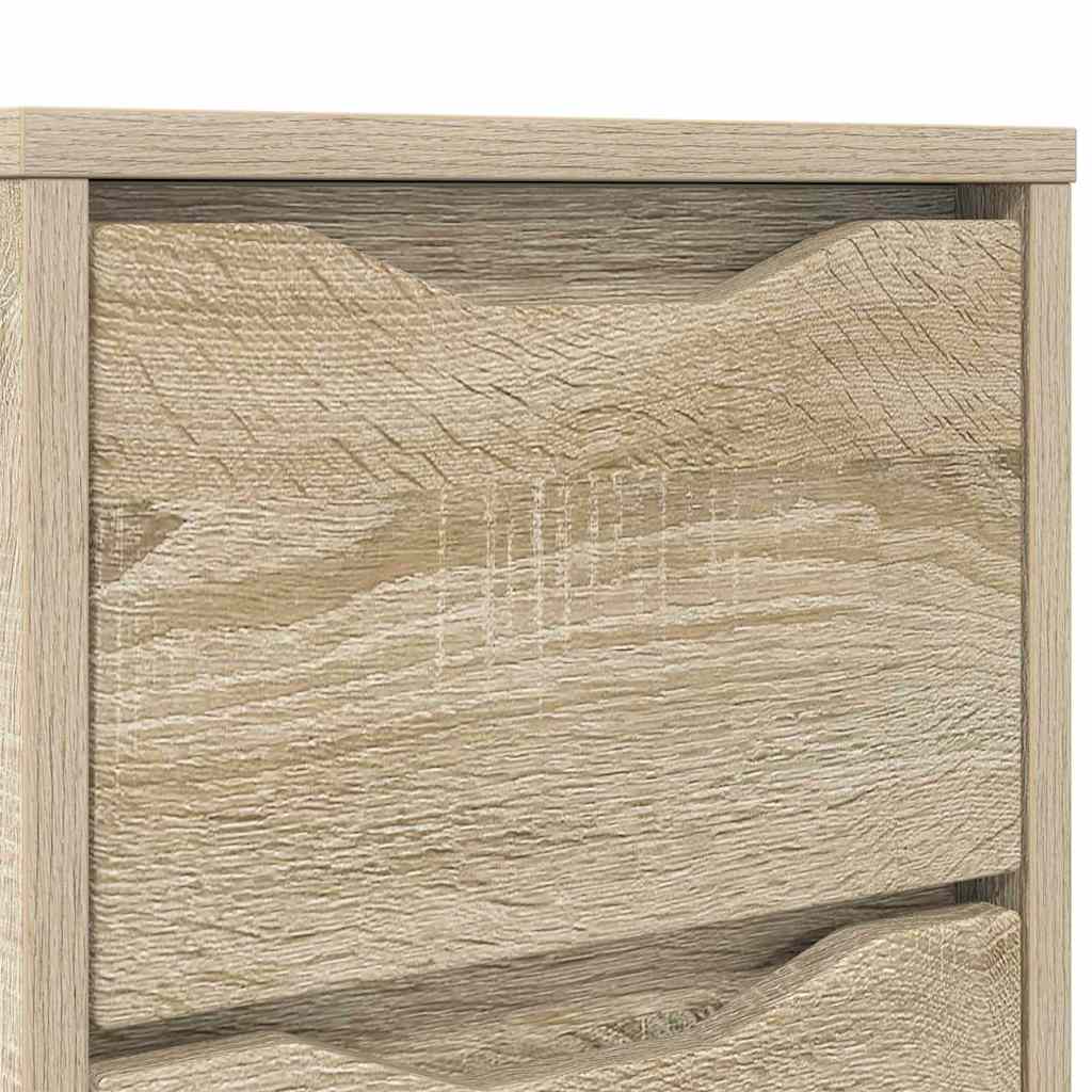 Comodino Rovere Sonoma 30,5 x 30 x 43 cm Legno multistrato 888801