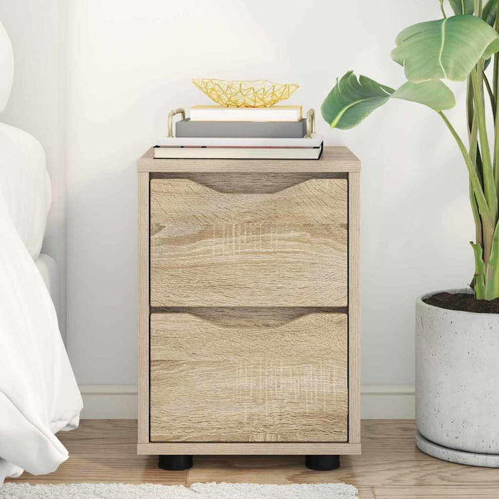 Comodino Rovere Sonoma 30,5 x 30 x 43 cm Legno multistrato 888801