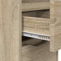 Comodini con cassetto 2 pcs Rovere Sonoma 30,5 x 30 x 43 cm 888802