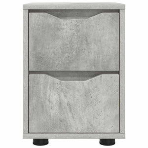 Comodini con cassetto 2 pcs Grigio cemento 30,5 x 30 x 43 cm 888804