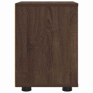 Comodini con cassetto 2 pcs Rovere Marrone 30,5 x 30 x 43 cm 888812